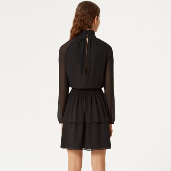 (NWT) Rebecca Minkoff | Zaykee Blouse Black Dress - Picture 12 of 12